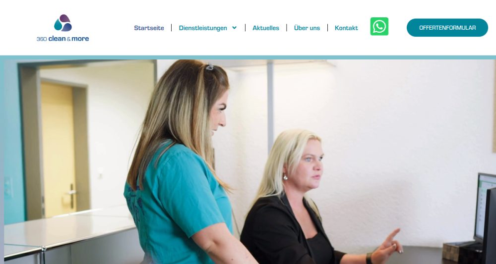 Website-Vorschau von 360 clean & more