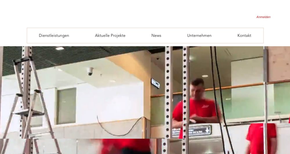 Website-Vorschau von Huber Messebau