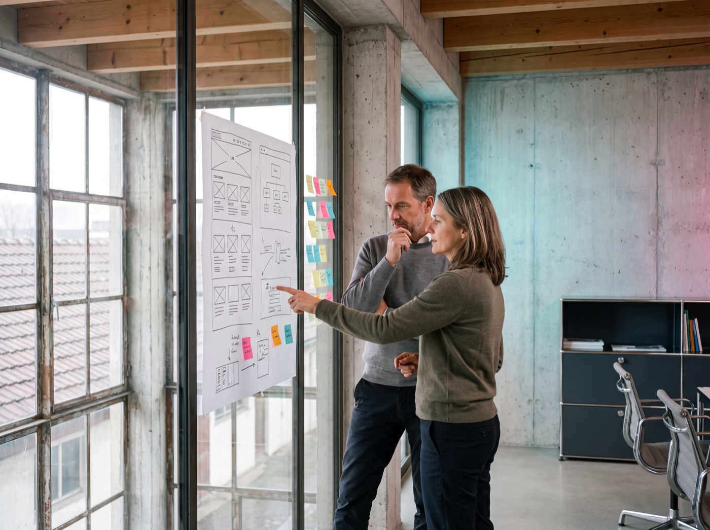 Das DigitalPlus-Team bei der Arbeit